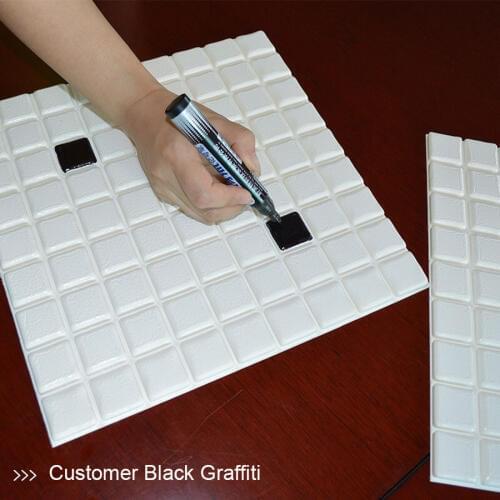 3D Foam Cotton Mosaic Wall Stickers Tetris Wall Panel Soft kids room TV background Wall Home bedroom Decoration Wall Decal Decor