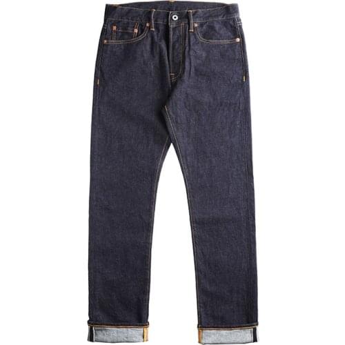 12oz Red Ear Tannin Original Jeans Summer Thin Narrow Leg Trousers Mens Leggings Slim Pants Outdoor Trekking Tooling Clothing