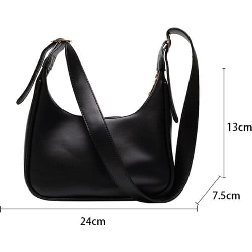 Causal Luxury Handbags and Purse Female Designer Hobos Bag Mini Brand Crossbody Bags Pu Leather Shoulder Messenger Bag Women