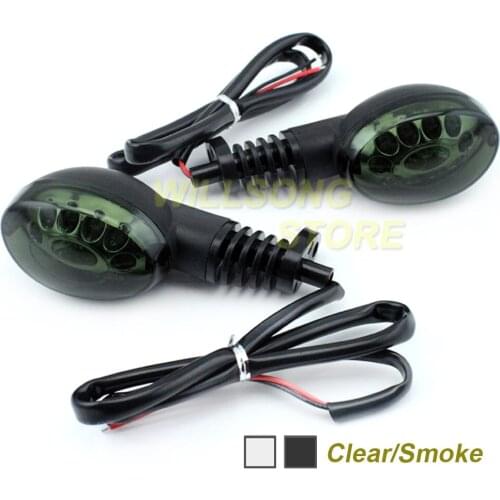 LED Front Rear Turn Signal Lights Blinker Lamp Indicator For KAWASAKI KLX 250SF/250S/250 NINJA 250R Vulcan S 650 Motorcycle Part