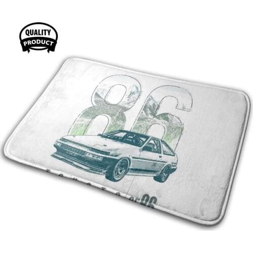 Toyota Corolla Ae86 | Jdm Drifting | Vintage Classic Car | Legend Soft Interesting Room Goods Rug Carpet Ae 86 True Jdm