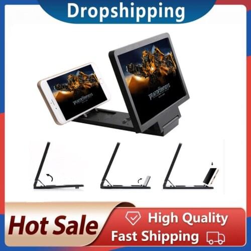Universal Lightweight Phone Movie Screen Enlarge 3D Vivid Magnifier Stand Holder HD Projector Stand Holder For Mobile Phone