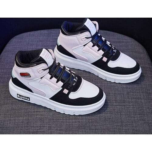 High-top Sneakerswhite shoes female 2021 spring new comfortable woman vulcanize shoes platform sneakers