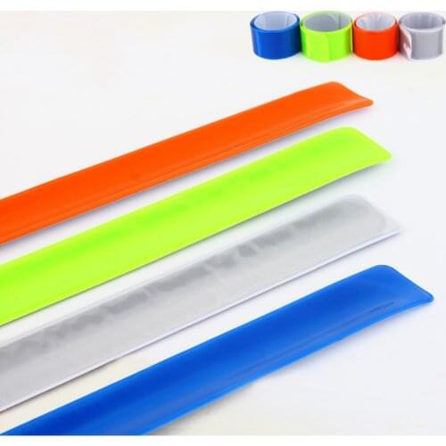 1PC 40cm Running Cycling Reflective Material Warning Strip Stickers Bicycle Adhesive Tape Safety Decor Sticker Accessories