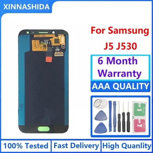 100% SUPER AMOLED 5.2'' Replacement Display for SAMSUNG Galaxy J5 2017 J530 J530F Touch Screen Digitizer Assembly