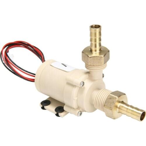 12V Brushless High Temperature Resistant Waterproof Heater Solar Hot Water Pump 1/2 External Thread