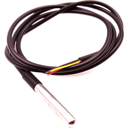 20pcs/lot DS1820 Waterproof package stainless steel DS18b20 18B20 temperature sensor temperature probe for arduin