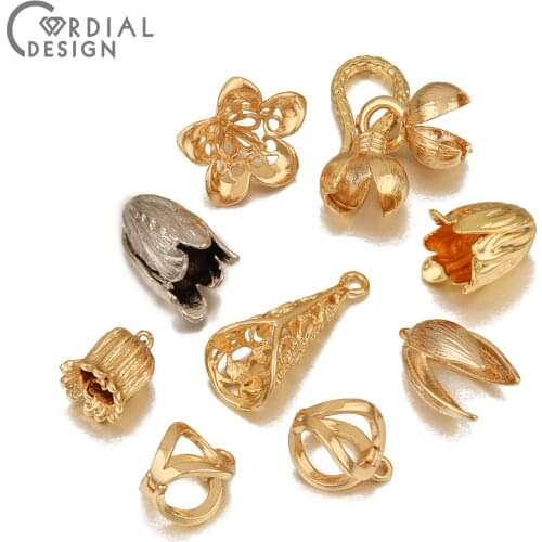 Cordial Design Jewelry Accessories/Hand Made/DIY Charms/Genuine Gold Plating/Cooper/Pendant Base/Jewelry Findings & Components