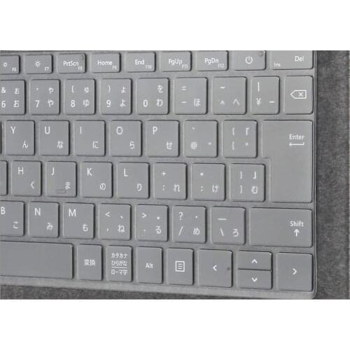 For Microsoft Surface Pro 7 Plus Pro X Surface Pro 7 6 5 Pro 4 Janpanese Japan layout 12.3 inch TPU Keyboard Skin Cover