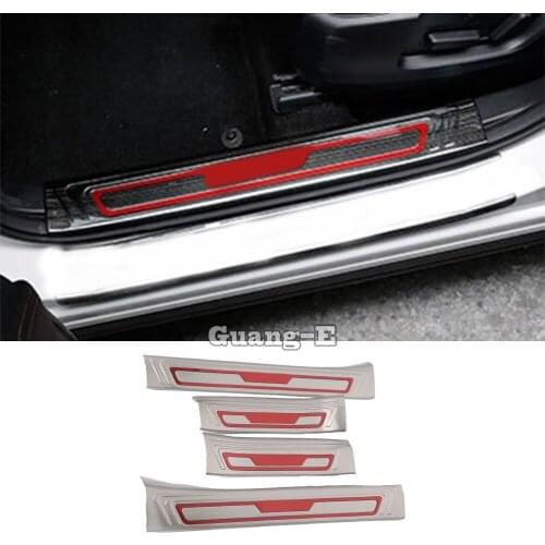 For Mazda CX-3 CX3 2017 2018 2019 2020 Car Body Stainless Steel Pedal Door Sill Scuff Plate Cover Inner Built Threshold 4pcs