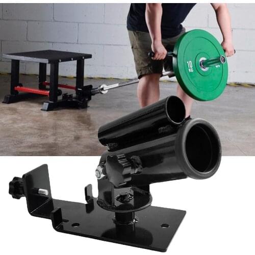 Fitness Gym T-Bar Row Plate Rotation Post Full 360 Attachment Fit 2 Inch Olympic Bar Deadlift Rowing Workout Equipment