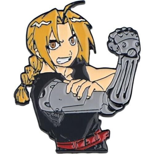 K2625 Anime Figure Cute Metal Enamel Pin and Brooches Backpack/Bags Badge Denim Brooch Collar Jewelry Gifts