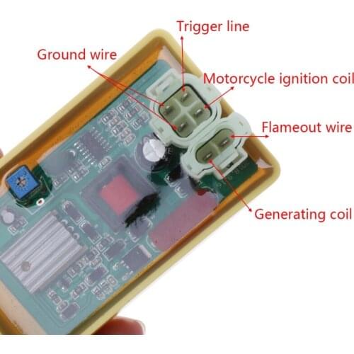GY6 DC CDI Motorcycle Ignition Box Adjustable Timing For 50cc 60cc 125cc 150cc Scooter ATV GY6 Engine