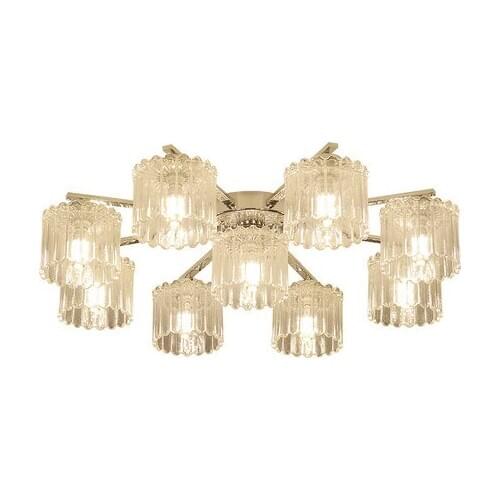 Living room lamps and ceiling lamps post-modern home creative Nordic glass simple and generous bedroom lamps