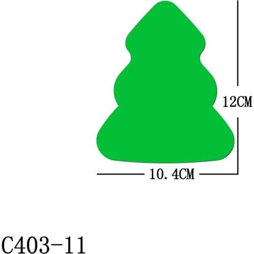New Christmas tree Wooden die Scrapbooking C403-11 Cutting Dies