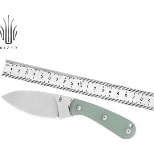 Kizer Fixed Blade Knife Baby 1044C2 Outdoor Hunting Survival Knife G10 Handle 154CM Durable Steel Survival Camping Knives