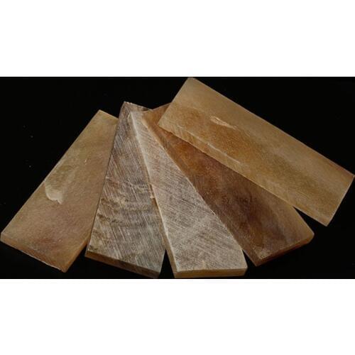 Sheep Horn piece Knife handle patch Engraving material 60*30*5mm