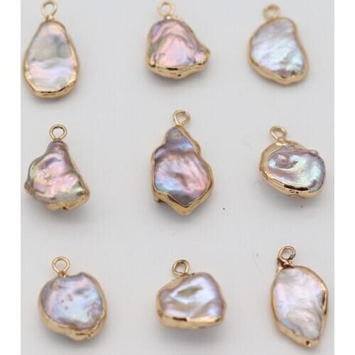 Natural Freshwater Pearl Pendant Irregular Mini Making Jewelry Bracelet Necklace DIY Accessories Package Sale