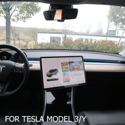 For Tesla Model 3 Y 2021 Central Control Screen Rotation Bracket Car GPS Navigation Mount Holder Rotatable Screen Accessories