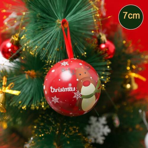 Merry Christmas Candy Gift Boxes Bag Container Christmas Tree Ornament Pendant Navidad Christmas Decor for Home Kids Children