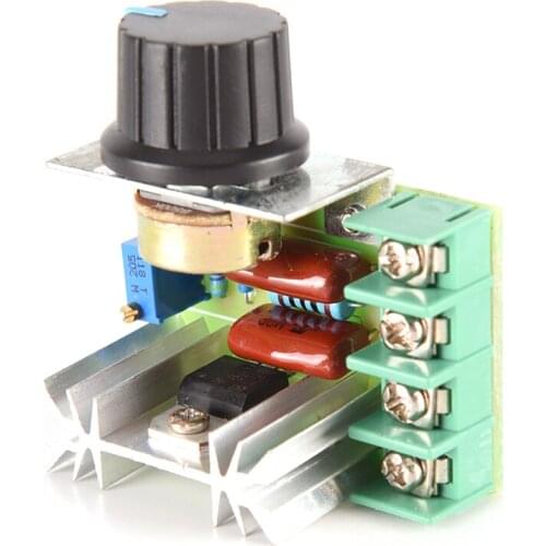 PWM 2000W AC 50-220V 25A Adjustable Motor Speed Controller High Quality Voltage Regulator Motor Speed Controller
