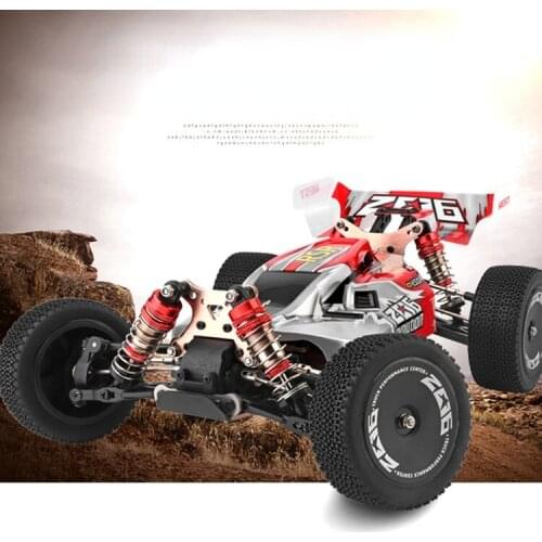 WLtoys 2.4G Racing RC Car Competition 60 Km/h Metal Chassis 4wd Electric RC Formula Car Remote Control Toys for Children 144001
