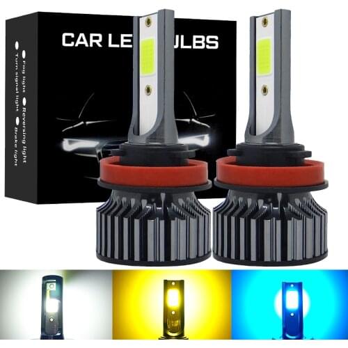 2X H4 Led Headlight LED Bulb for Car Fog Light Bulb H1 H3 H7 LED H11 9005 9006 HB3 HB4 9000LM 12V Diode Lamps 3000K 6500K 8000K