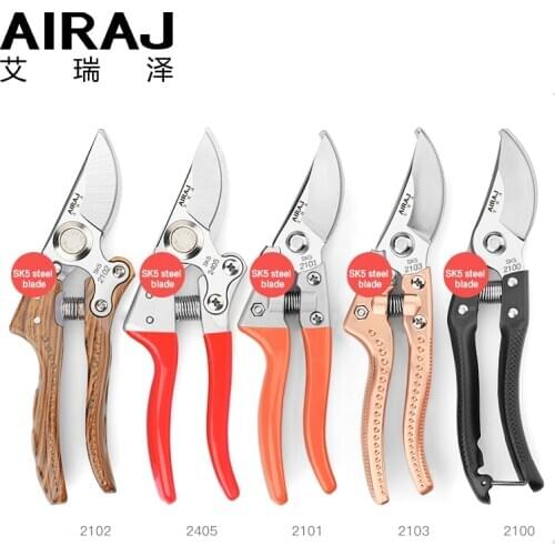 AIRAJ Garden Pruning Shears Gardening Tools Shear Grafting Tools Fruit Tree Pruning Bonsai Garden Shears