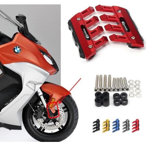 For BMW C650 sport C650sport Motorcycle CNC Accessories Mudguard Side Protection Block Front Fender Anti-Fall Slider