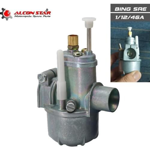 Alconstar- Top Quality Clone Replica of the Original Bing found BING SRE BING SRE 12MM Zinc aluminum Alloy For Fit 50/60cc Moped