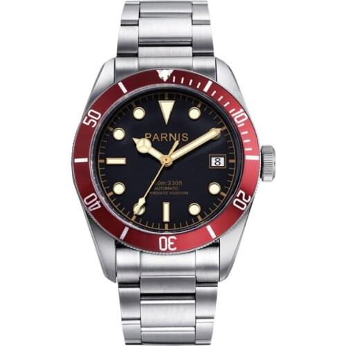 41mm Japan MIYOTA Movement Gifts Watch For Men Super Luminous Waterproof Rotating Bezel Sapphire Automatic Mechanical Watches