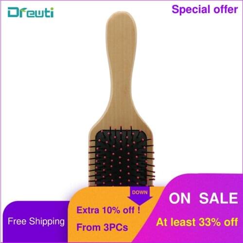 DREWTI Womens Hair Brush Detangling Hair Brush Air Cushion Massage Hair Brush Salon Hair Styling Tool Professional Hair Comb