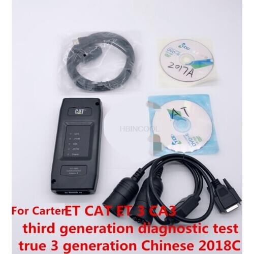 FOR Carter ET CAT ET 3CA3 third generation diagnostic test true 3generation Chinese 2018C Carter tester high-quality accessories