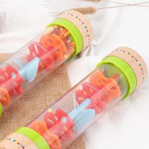 Rainstick Rainmaker Rain Shaker Sensory Sound Rattle Activity Toy Instrument