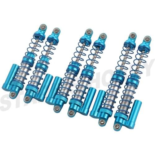 Dual Spring Oil Adjustable 90 100 110mm Metal Shock Absorber for 1/10 RC Crawler Traxxas TRX4 TRX6 Axial SCX10 WRAITH RR10 GEN