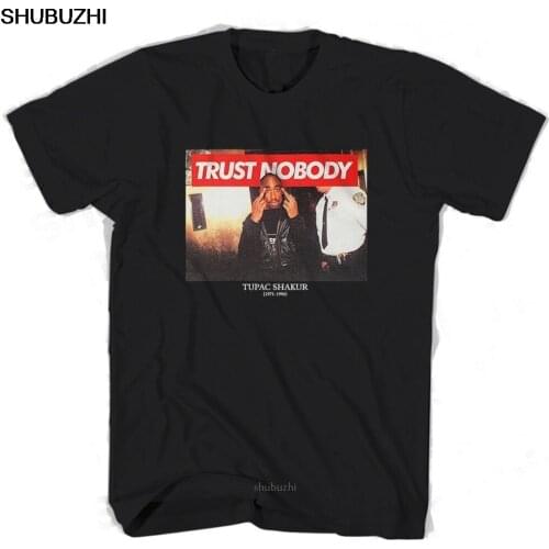 Tupac 2Pac Shakur Me Against The World Trust Nobody Graphic Man shubuzhi Latest Men T Shirt Fashion Men Cotton T-Shirts sbz8358
