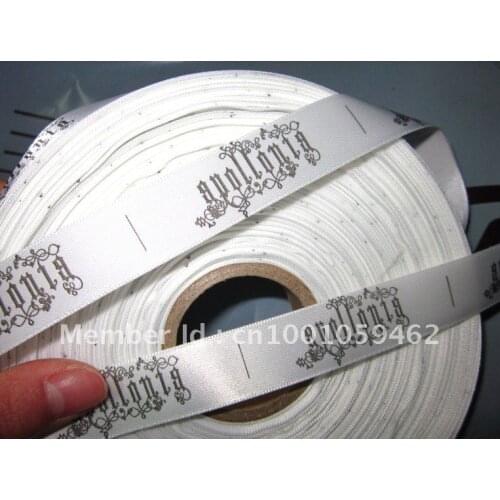 Customized garment satin labels clothing printed labels/logo/Trademark manufacture woven&printed labels Free Shippiing