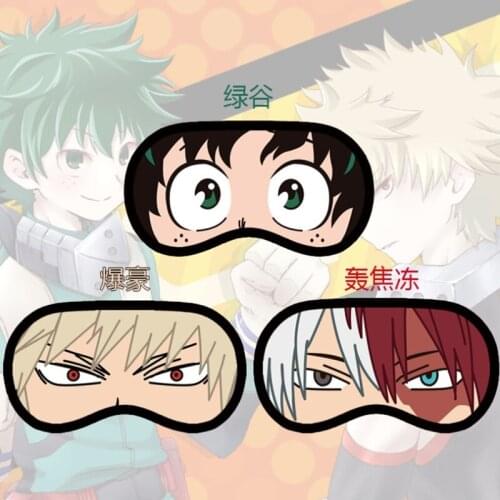 My Hero Academia Izuku Midoriya Eye Mask Todoroki Shoto Katsuki Bakugo Eye Shield Boku No My Hero Academia Cospaly Accessories
