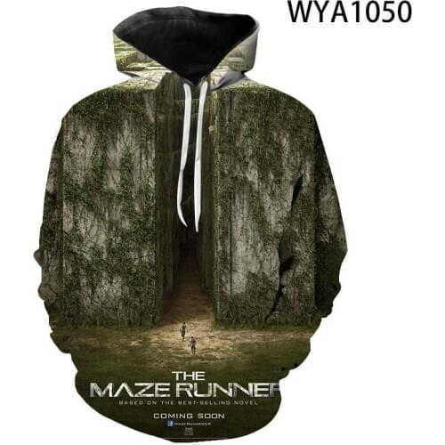 PLstar Cosmos brand Movie The Maze Runner New 3d printed hoodies loose thin hoodie men/women fashion casual sweatshirt Cool Tops