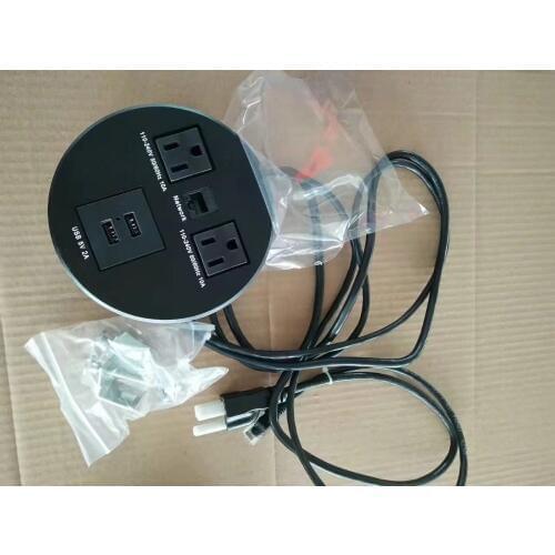 Office USA/Universal Power RJ45/RJ11 USB Desk Grommet