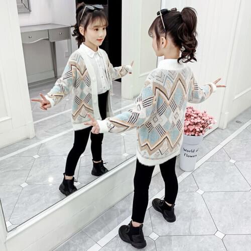 Теплые свитера для девочек OUOBOUOKID China At AliExpress