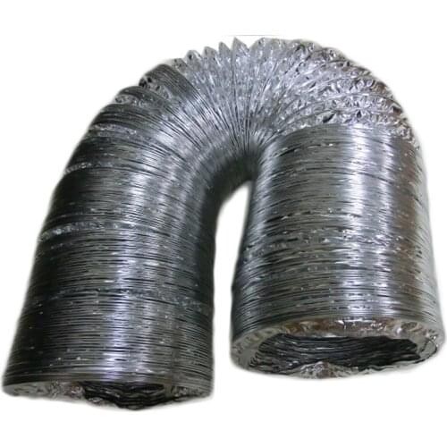 Aluminum foil fire tube smoke tube smoke pipe 152 mm diameter 8 m Length for laser engraving and cutting machine dust exhaust