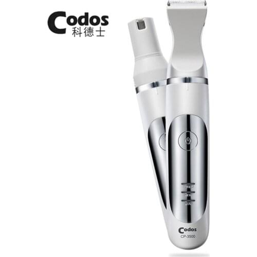 Professional Codos 2 in 1 Pet Cat Dog Hair Machine Paw Nail Grinder Rechargeable Grooming Clippers Nail Cutter Haircut Trimmer