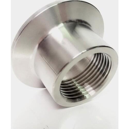3/4" BSPT Female x 1.5" Tri Clamp SUS 304 Stainless Steel Sanitary Coupler Fitting Home Brewing Beer