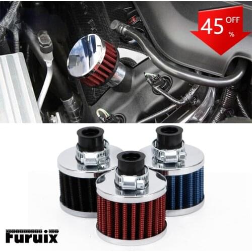 Universal 12mm Car Air Filter Is Suitable for Motorcycle Cold Air Intake Large Flow Crankcase Vent Cover Filter