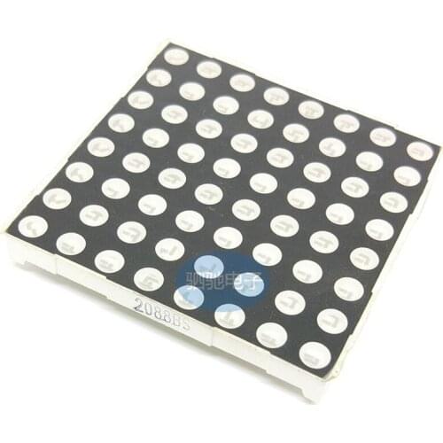 5PCS/Lot 5MM 8*8 Dot Matrix Led Lattice Red Display Module Digital Tube Common Cathode/Anode 60*60MM