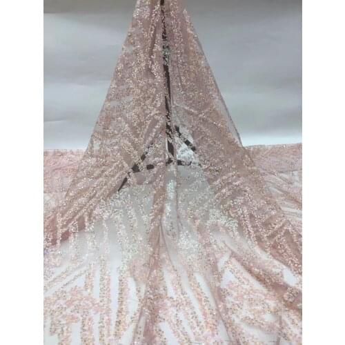 African Lace Fabric 2021 High Quality Lace Nigeria French Order Net Lace Fabric Women Party Dress XX3718