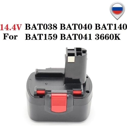 BAT038 14.4V 2000mAh Rechargeable Battery for bosch BAT038 BAT040 BAT140 BAT159 BAT041 3660K NI-CD PSR GSR GWS GHO 14.4V Battery