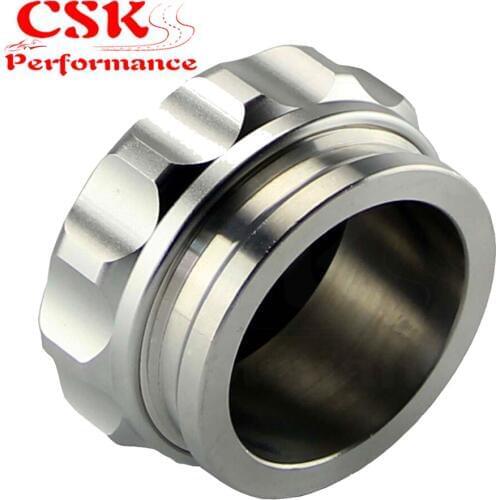 2.75" 70mm ID Aluminium Weld On Filler Neck & Cap Oil Fuel Expansion Water Tank
