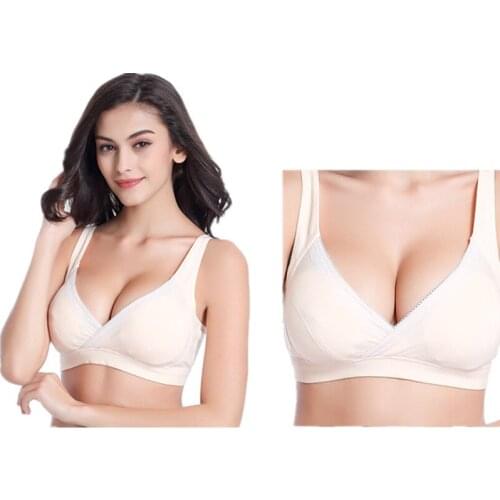 Cross Breastfeeding Bracers Wire free Vestry Sleep Pregnant Women Underwear Feeding Yoga Bra